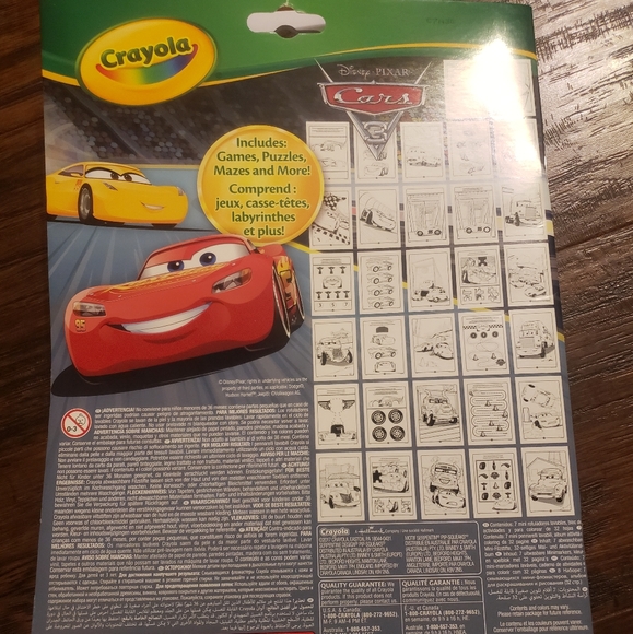 Crayola | Toys | Crayola Cars 3 Coloring Activity Book With Markers
